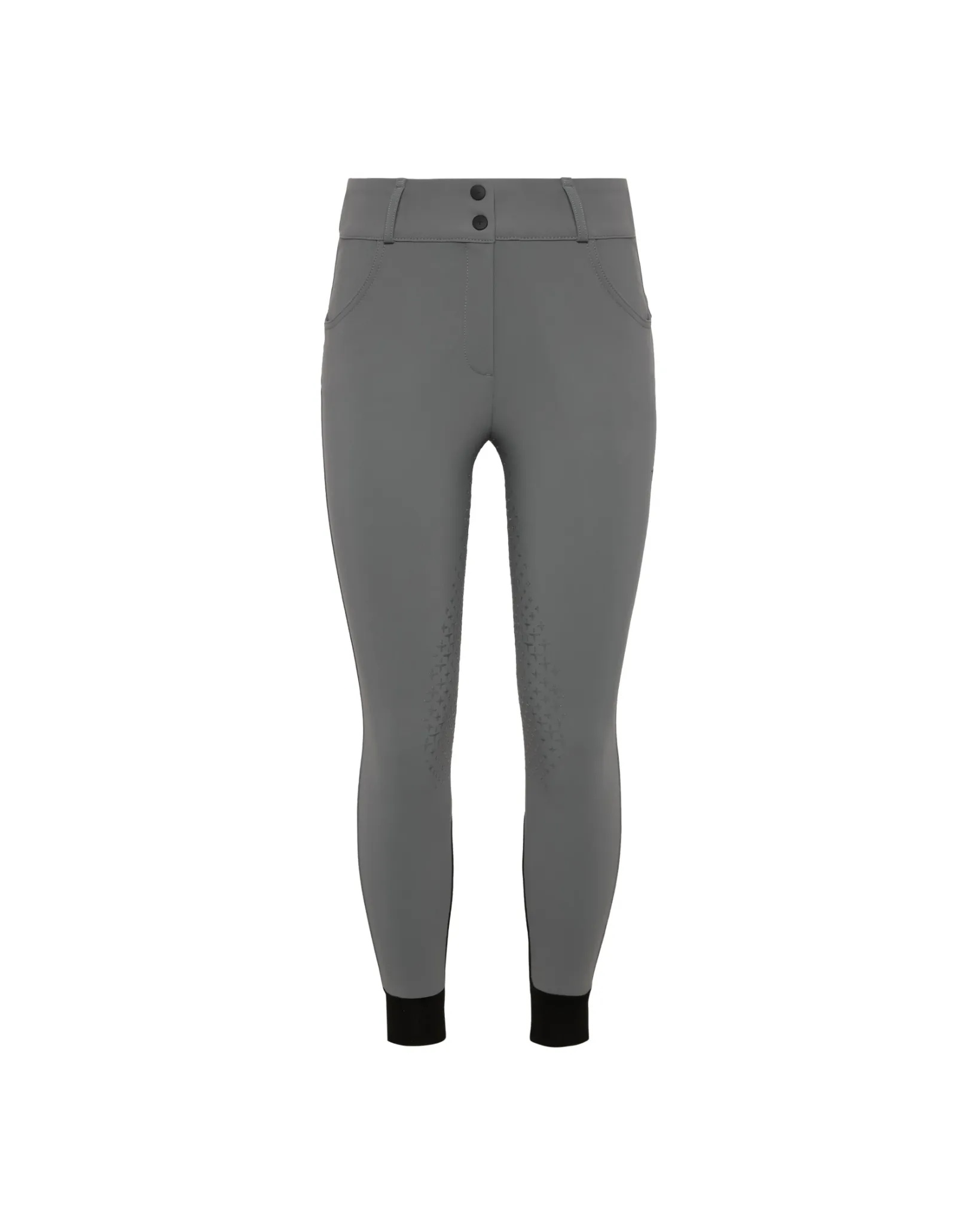 Trolle Project New Star Cut High Waist Ridebukser med Full Grip Stone Grey 38=34