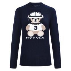 HV Polo Strik Bluse Teddy Navy