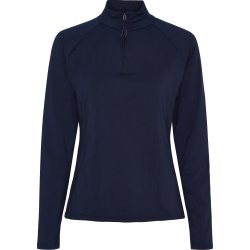 Equipage Redmond lang�rmet ridebluse med half-zip � Navy