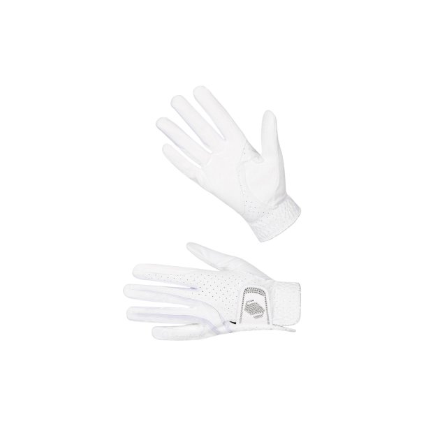Samshield V-Skind Handske M/Swarovski Crystal Hvid