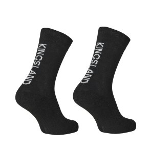 Kingsland Woolmix ankel str�mper 2-pak Sort