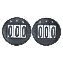 Hansbo Stvne nummer vegansk lder med sten Sort