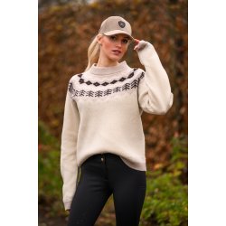 Cavallo Uld Strik bluse Cavaldena Sand