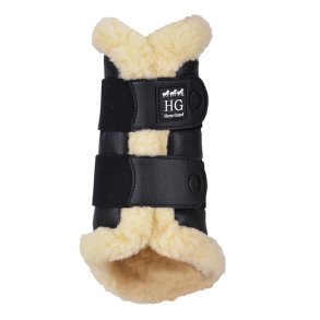 HorseGuard dressurgamacher med imiteret lammefoer