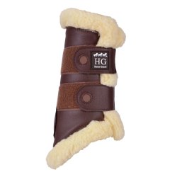 HorseGuard dressurgamacher med imiteret lammefoer