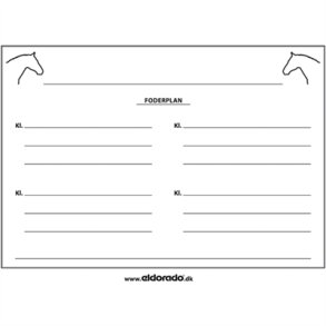 Foderplan Eldo