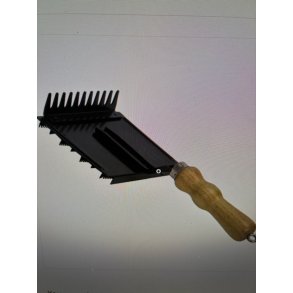 Metal strigle med hndtag