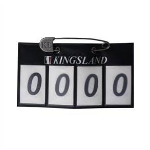 Kingsland Stvne Nr. - Sort - 4 tal