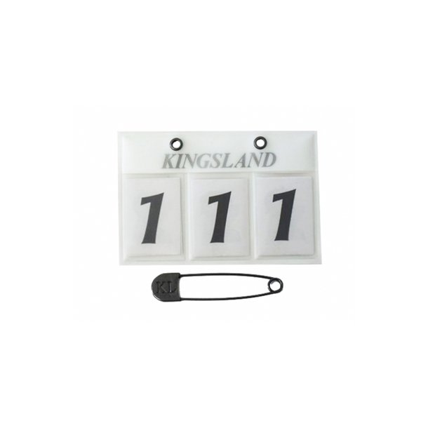 Kingsland  Stvne Nr. -  hvid - 3 tal