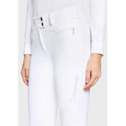 Smashield Ridebukser Clara Premium Kn�-Grip Hvid