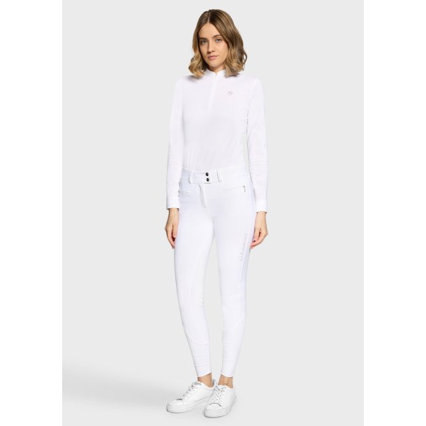 Samshield Ridebukser Clare Premium Full Grip Hvid