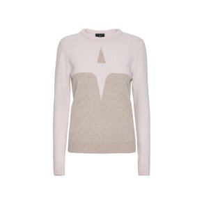 Trolle Prject Cashmere & Wool Star Logo crew Strik