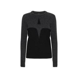 Trolle Prject Cashmere &amp; Wool Star Logo crew Strik