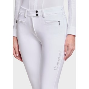 Samshield Ridebukser Adele Crystal Fabric Kn�grip Hvid