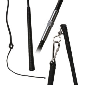 Longepisk delbar Sort 180 CM