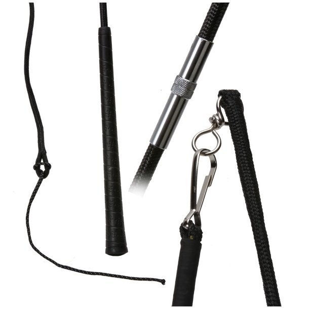 Longepisk delbar Sort 180 CM