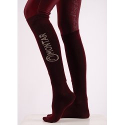 Montar Knstrmper i bambusviskose med logo