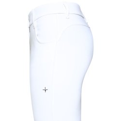 Trolle Project Dame Ridebukser med Kn� Grip Hvid